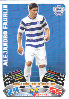 Alejandro Faurlin Queens Park Rangers 2011/12 Topps Match Attax #227